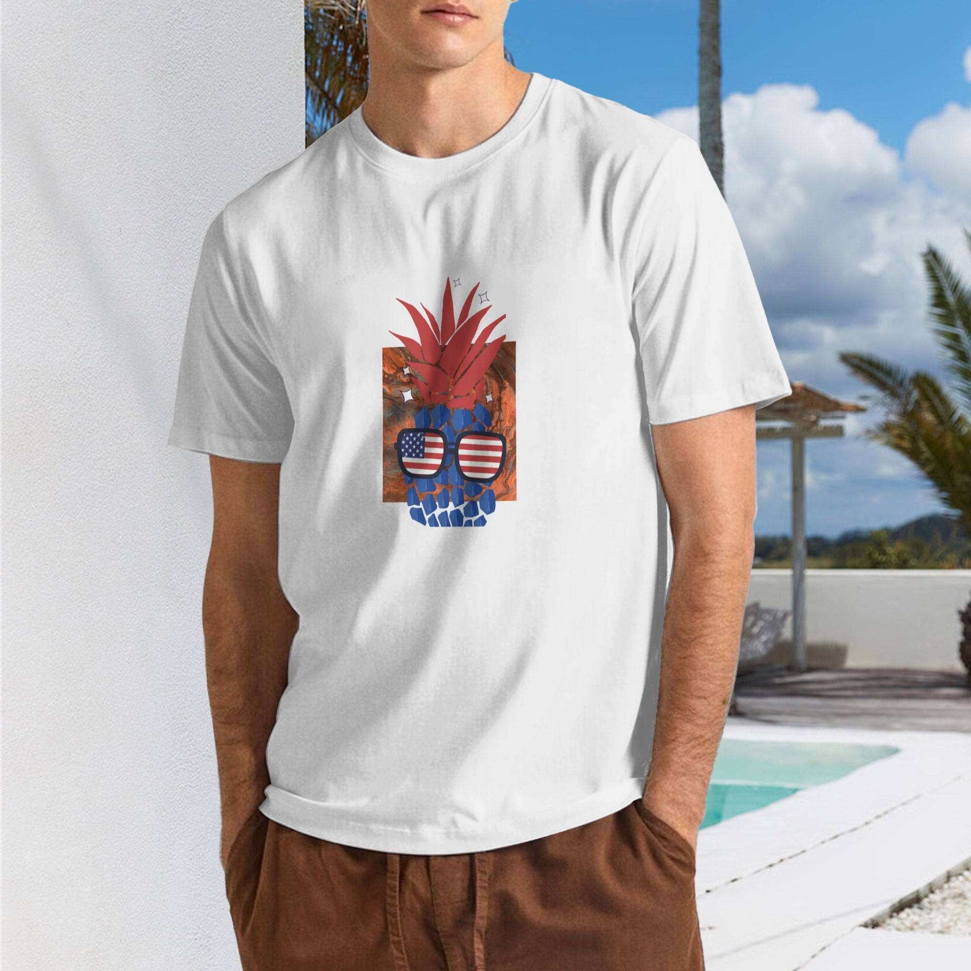 Ride the Trend Wave: Pineapple Vibes Tee - Comfort Meets Cool T-shirt