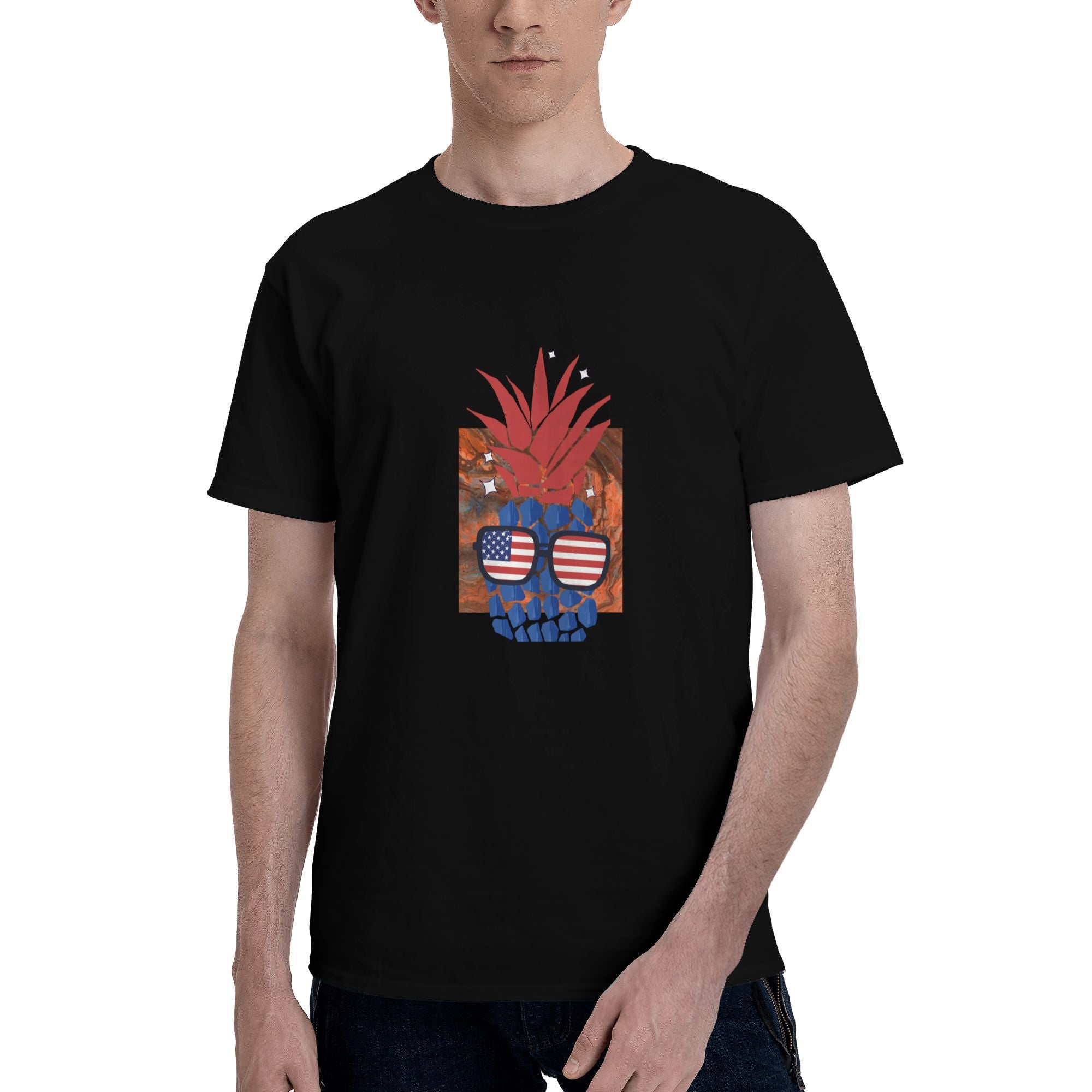 Ride the Trend Wave: Pineapple Vibes Tee - Comfort Meets Cool T-shirt