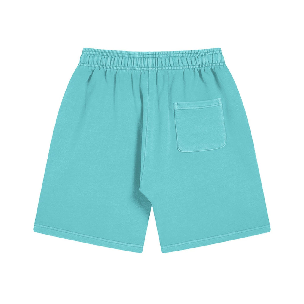 Relaxed Rhythm: Men's Poly-Blend Shorts Featuring Chic Bat Design