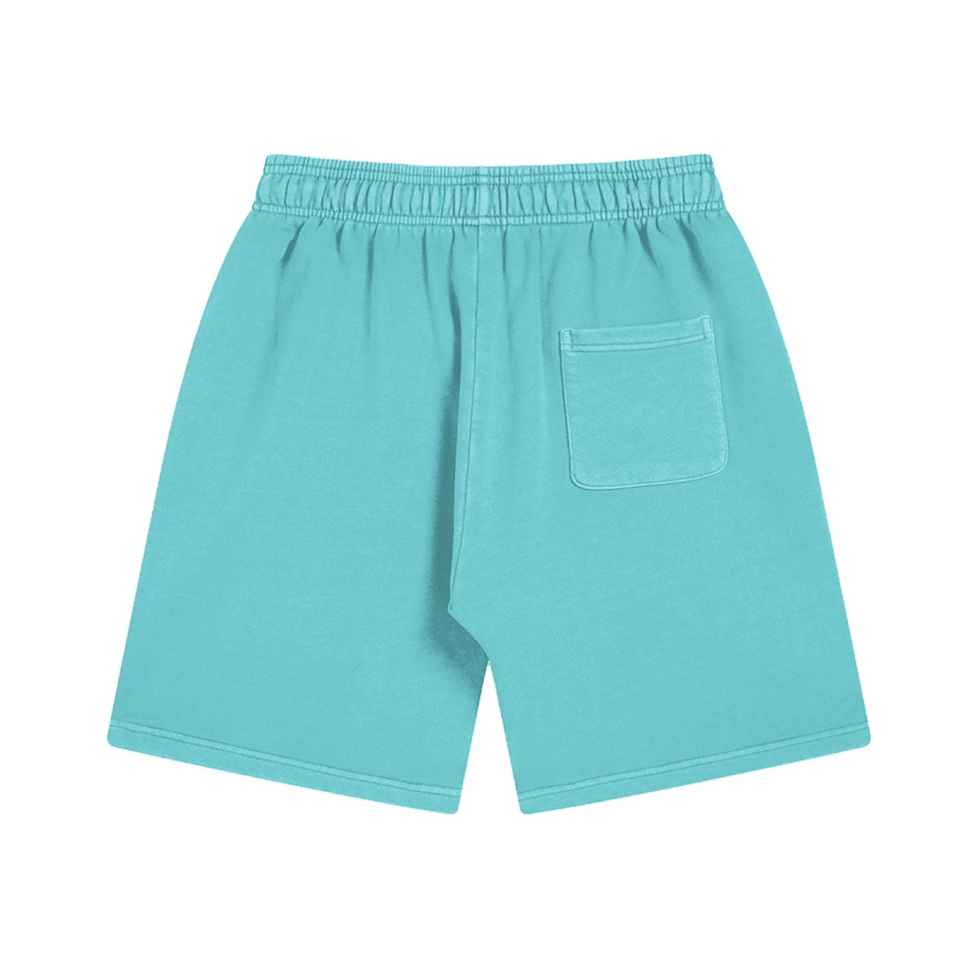 Relaxed Rhythm: Men's Poly-Blend Shorts Featuring Chic Bat Design
