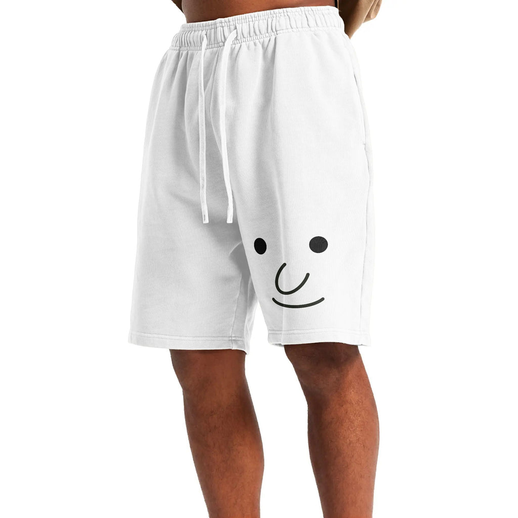 Minimalist Comfort: Men's Poly-Cotton Home Shorts