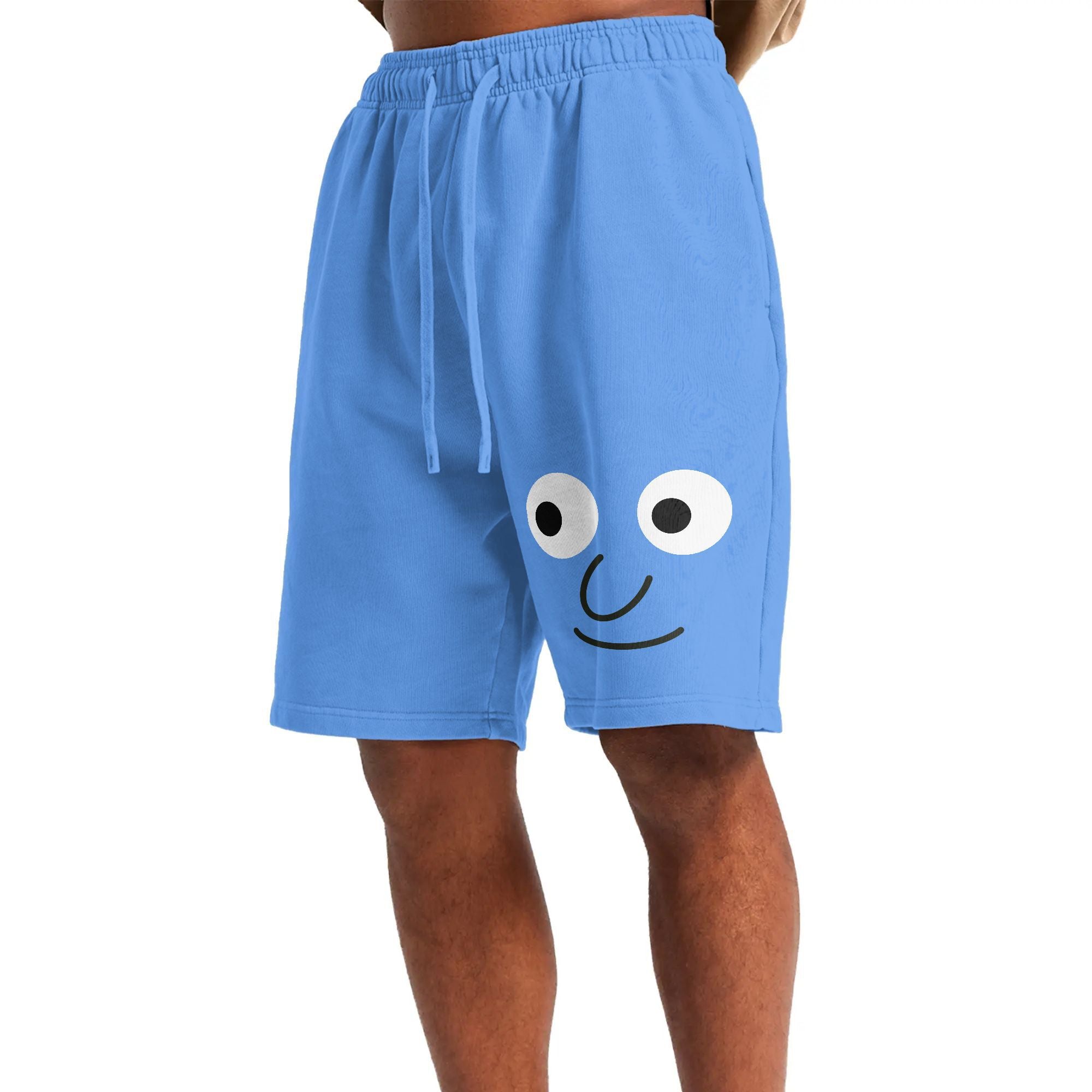 Minimalist Comfort: Men's Poly-Cotton Home Shorts