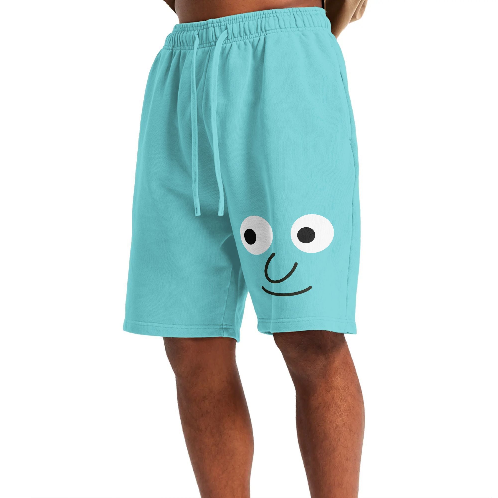 Minimalist Comfort: Men's Poly-Cotton Home Shorts