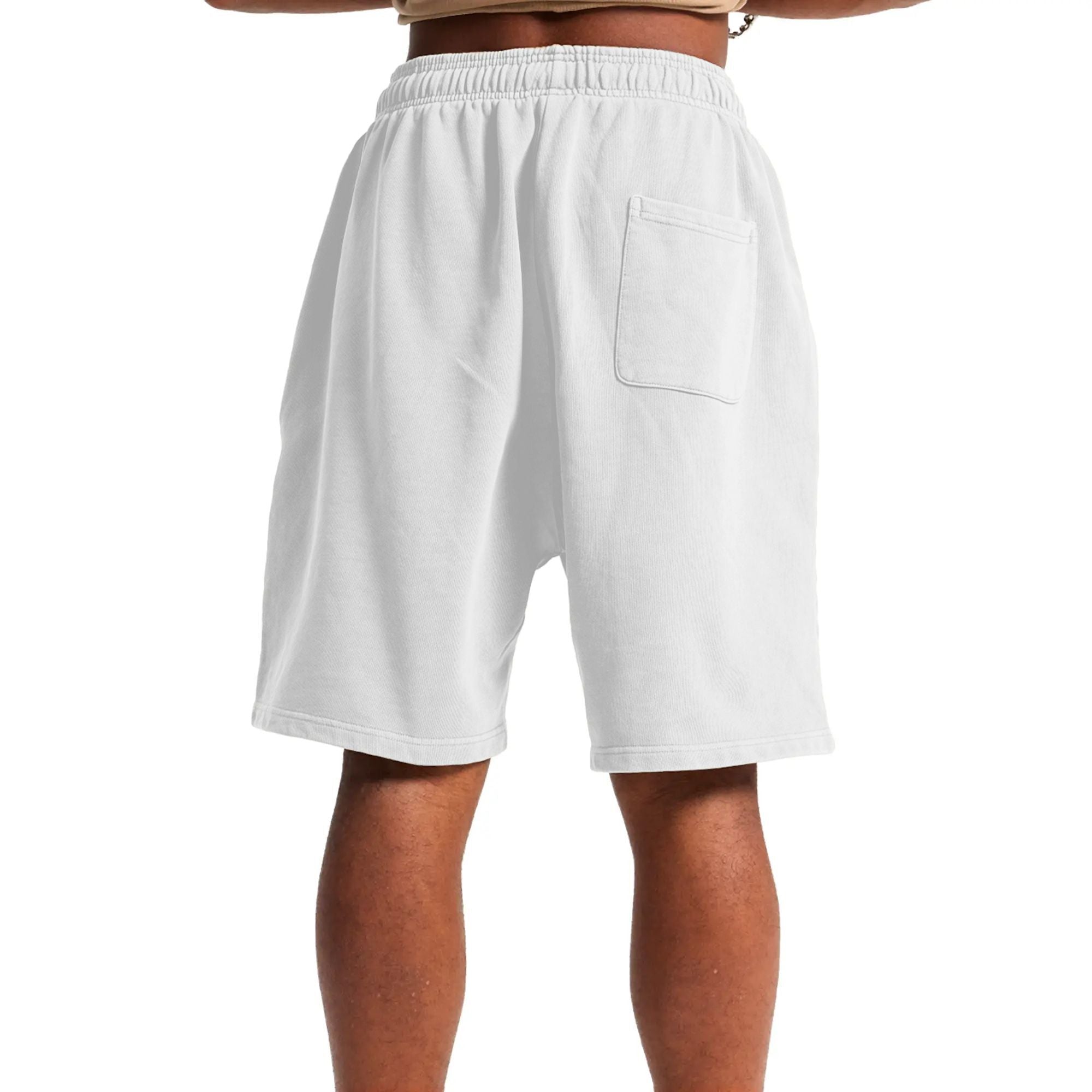 Minimalist Comfort: Men's Poly-Cotton Home Shorts