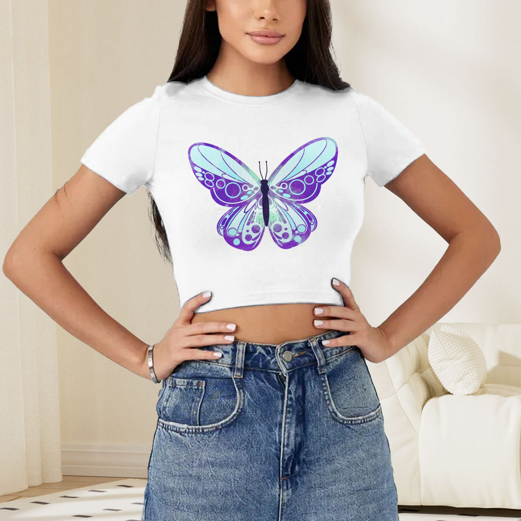 Effortless Edge: Breathable Poly Crops & Tees | Girls' Summer Style Staples