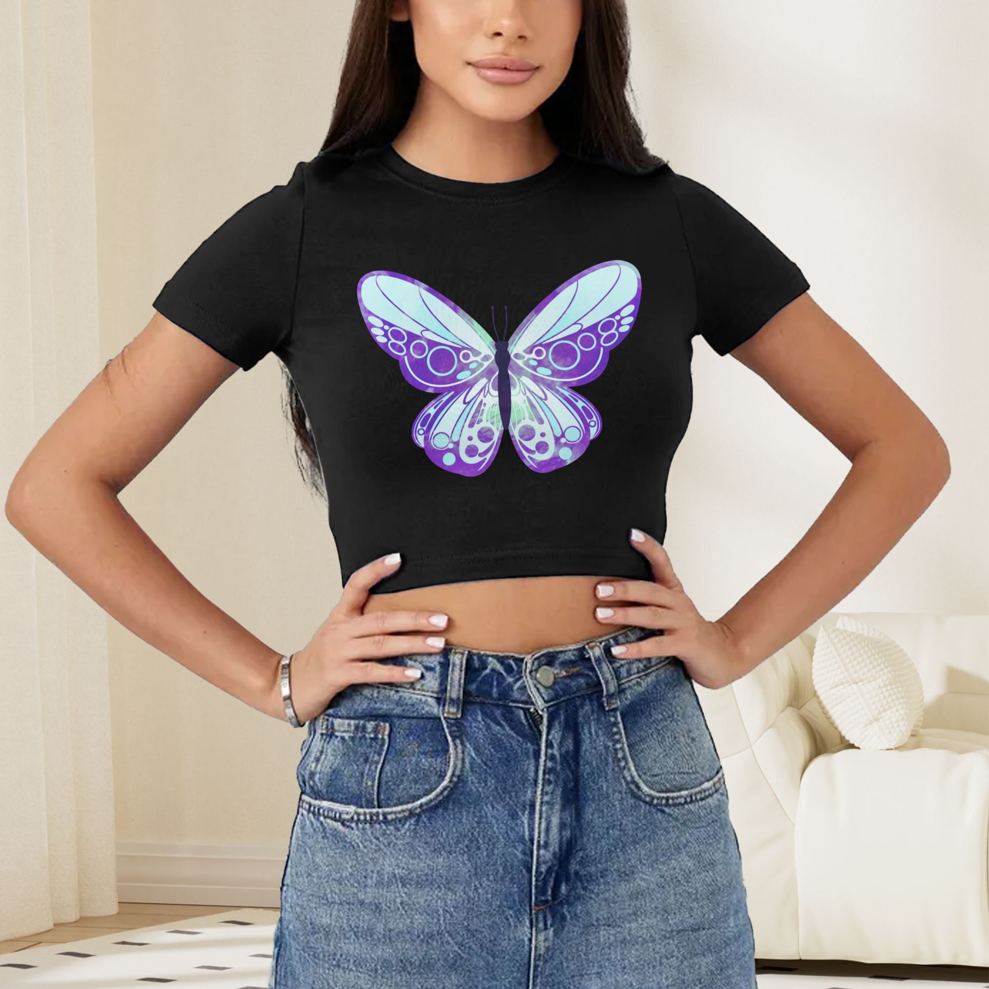 Effortless Edge: Breathable Poly Crops & Tees | Girls' Summer Style Staples