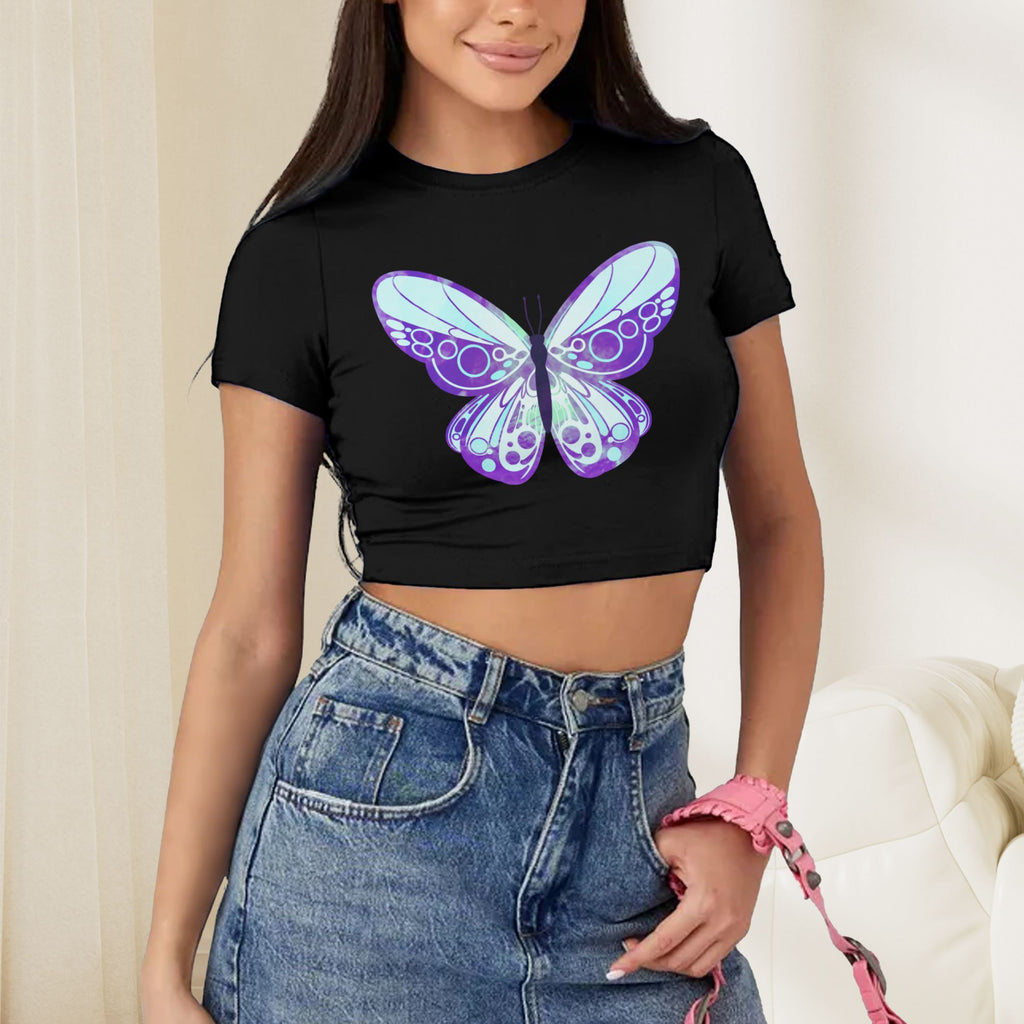 Effortless Edge: Breathable Poly Crops & Tees | Girls' Summer Style Staples