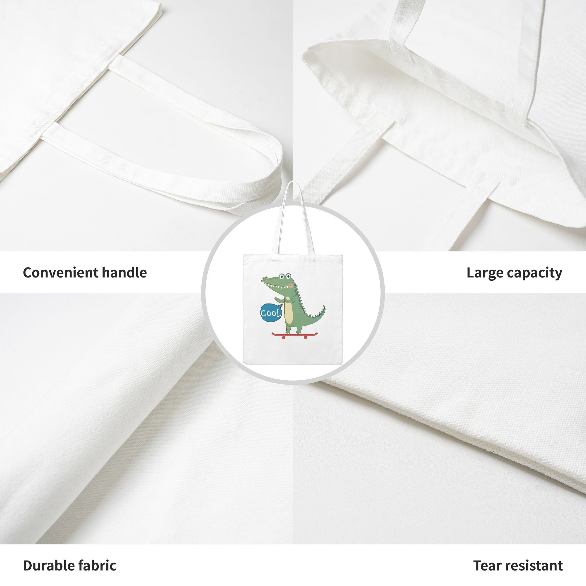 Eco-Essential: Heavy-Duty Canvas Tote | Minimalist Prints | Gift-Ready