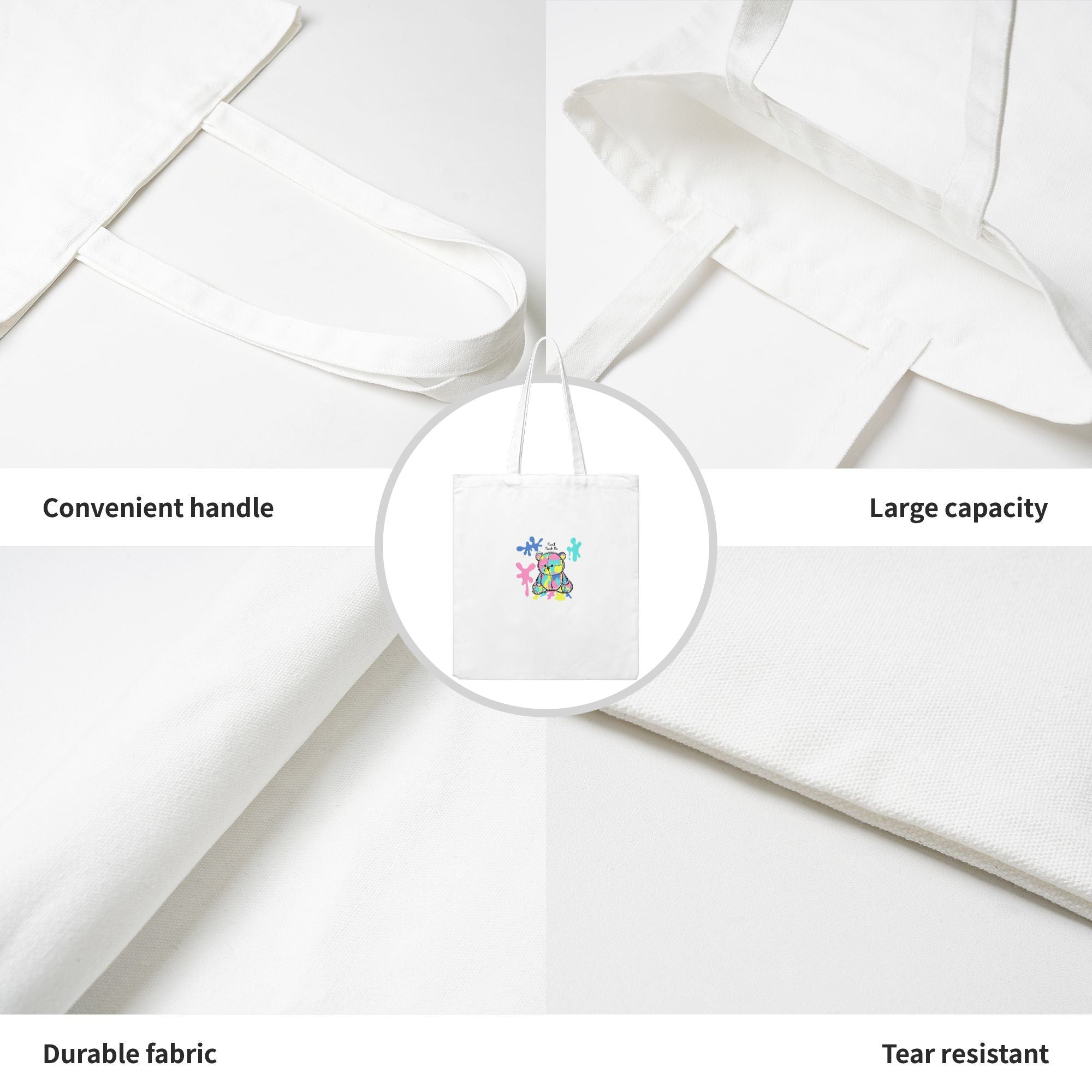 Heavy-Duty Canvas Totes | Simple Prints | Perfect Gift